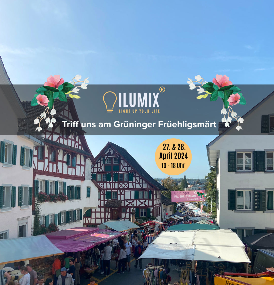 🌸✨ Besuche ILUMIX auf dem Frühlingsmarkt Grüningen 2024