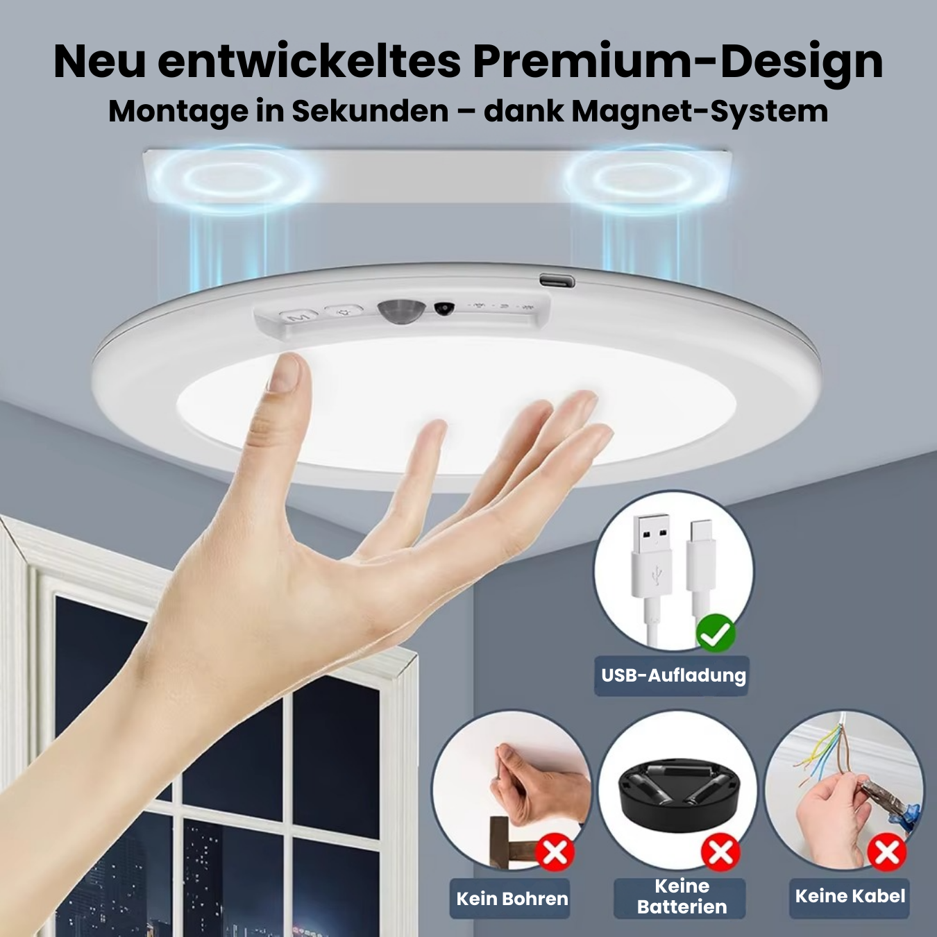 SENSO™ – LED-Deckenleuchte