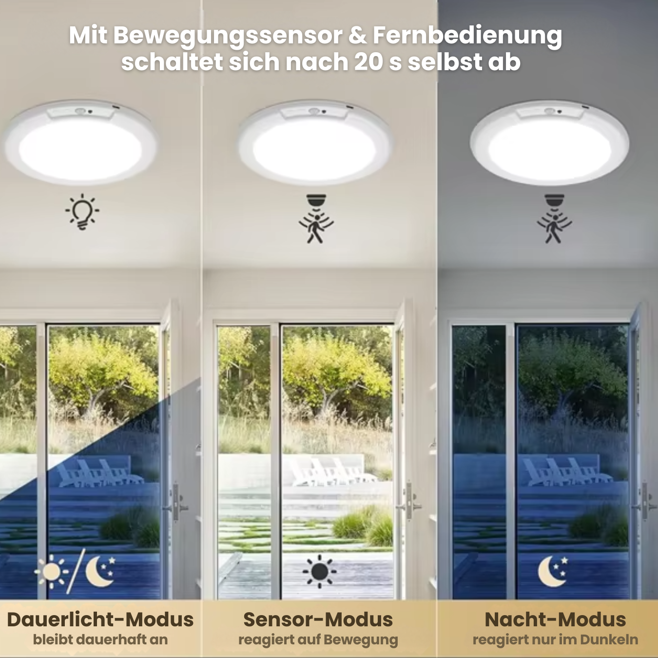 SENSO™ – LED-Deckenleuchte